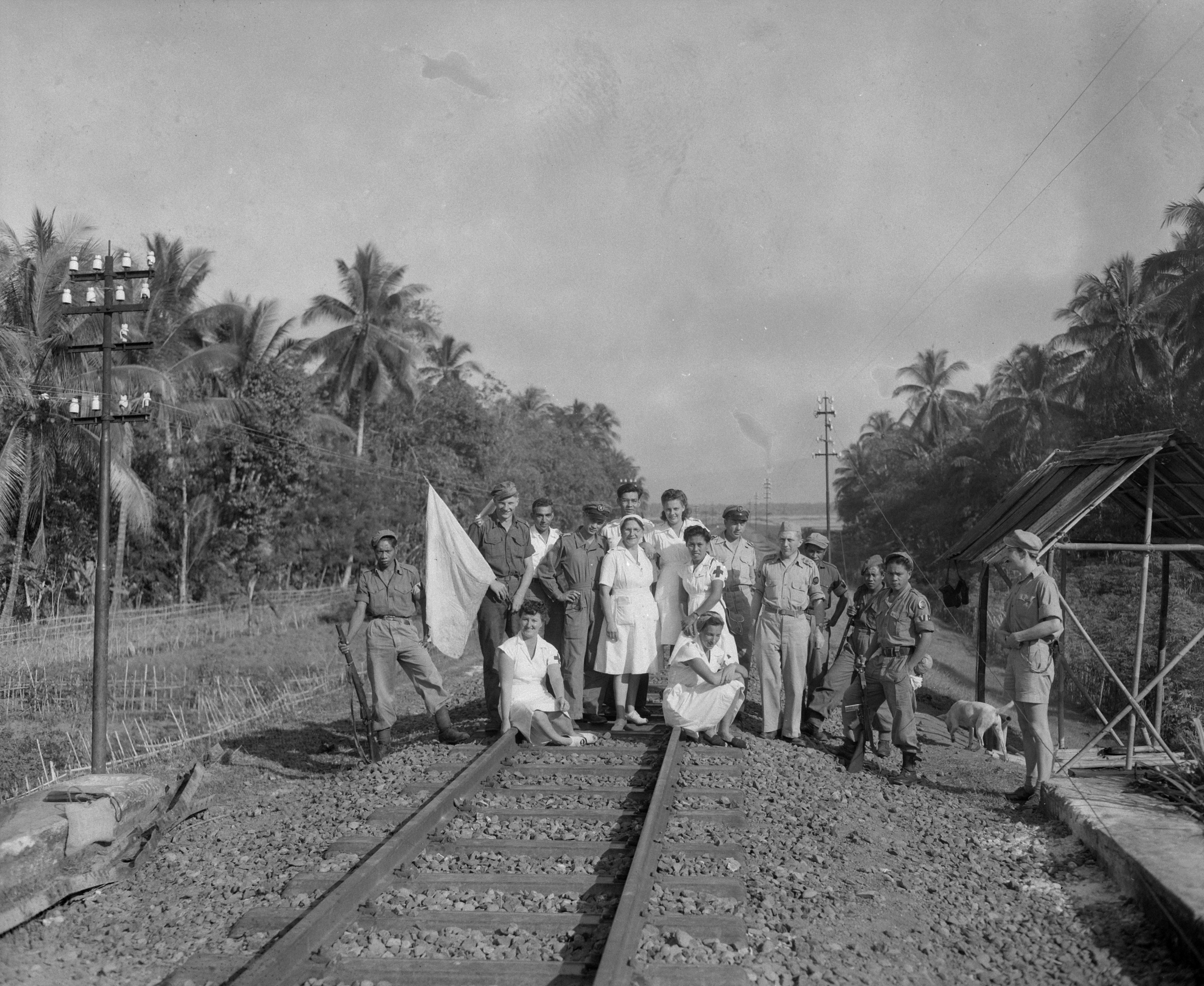 Foto ini berasal dari koleksi Dienst voor Legercontacten (DLC). Foto Kali Kemit Gombong daerah Belanda
